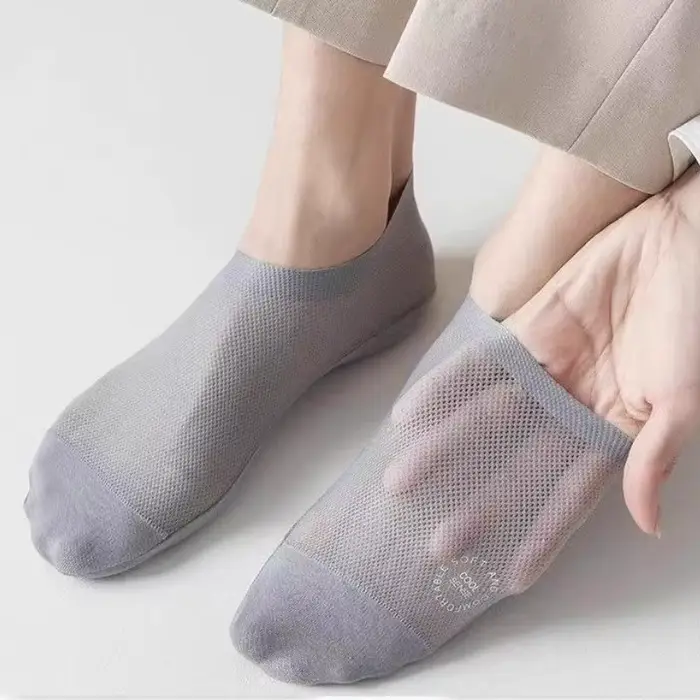 Chaussettes d'été en maille fine pour hommes