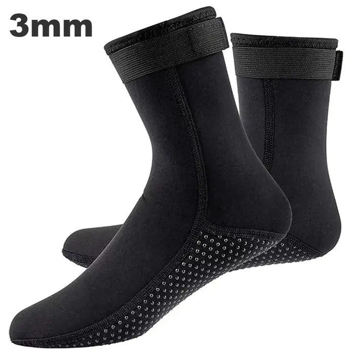 Chaussettes de plongée en néoprène antidérapantes pour adultes, 3mm et 5mm, chaussures de combinaiso