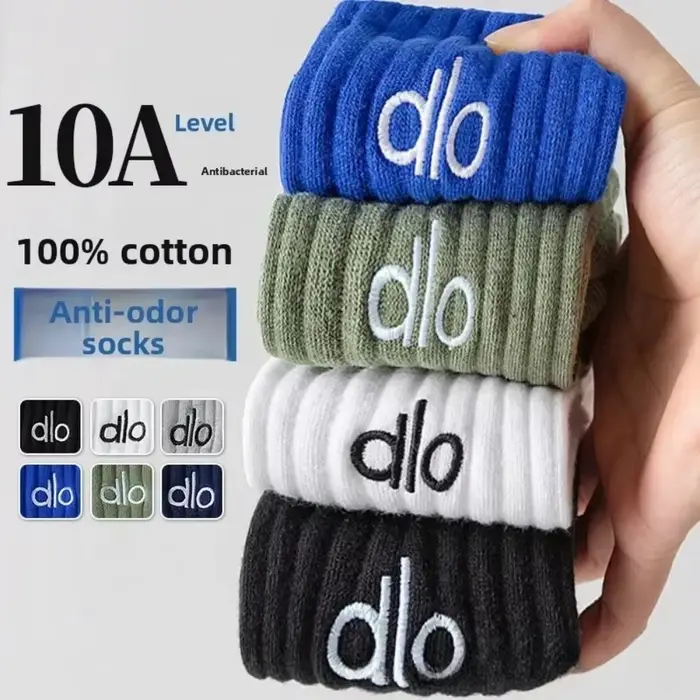 Chaussettes longues universelles en pur coton Dlo pour hommes