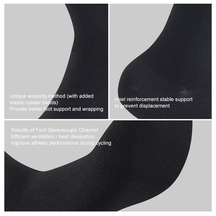 BCBE-ING chaussettes de cyclisme hommes femmes haute qualité respirant séchage rapide chaussettes de vélo sport en plein air course basket-ball tricot Scoks