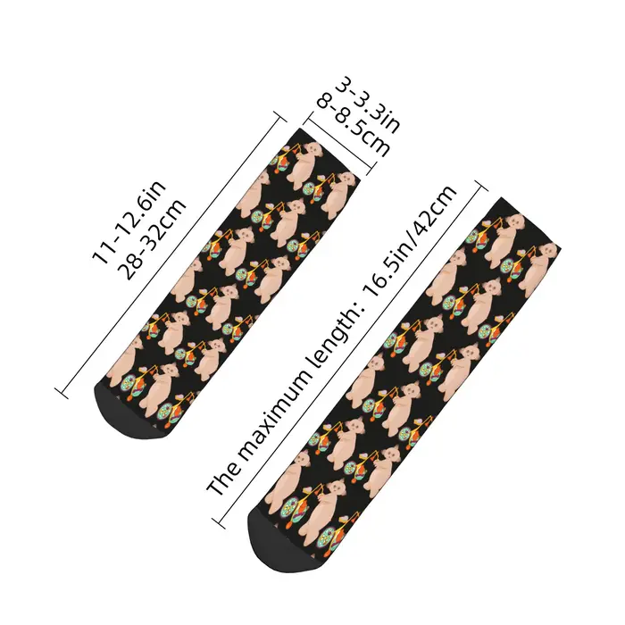 Makka Pakka et Uff Uff dans la nuit chaussettes de jardin