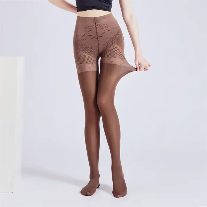 Nouveau 90KG grande taille femmes collants 120D taille haute automne hiver collants chauds mince ext
