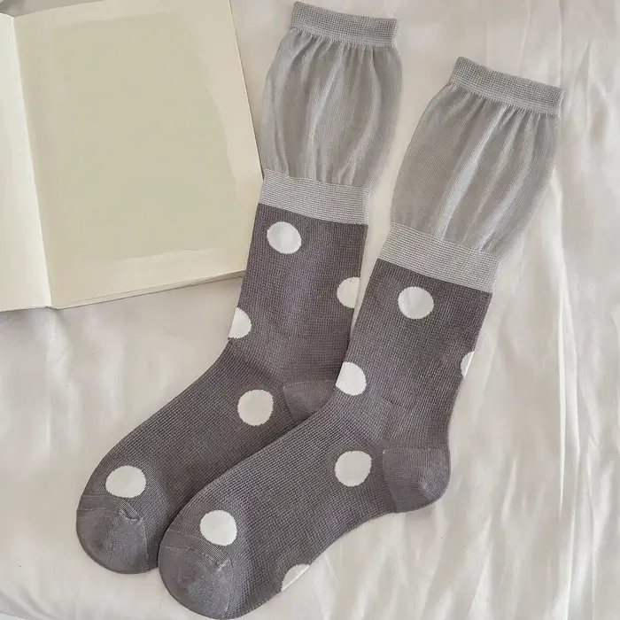 Chaussettes fines et longues pour femmes, nouvelle mode printemps-été, pour filles, douces, respiran