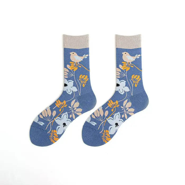 Chaussettes de Styliste Originales AB en Coton Coloré pour Homme et Femme, à la Mode, Cadeau pour Fi