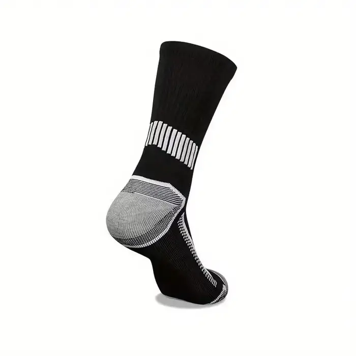 12 paires de chaussettes de sport pour hommes, absorbant la sueur, confortables et respirantes, adaptées à l'entraînement au basket-ball et à la course en plein air