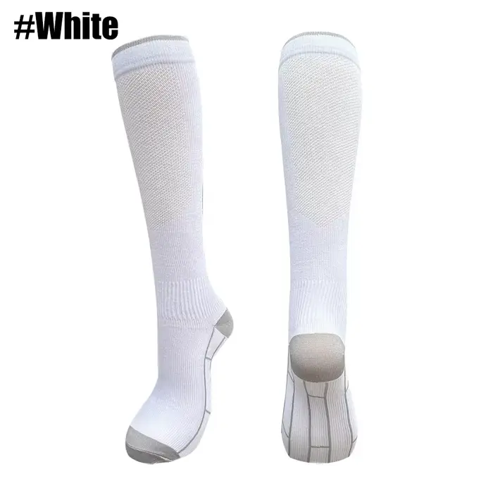 1 paire de chaussettes de compression pour femmes et hommes, compression graduée 20-30 mmHg pour la 