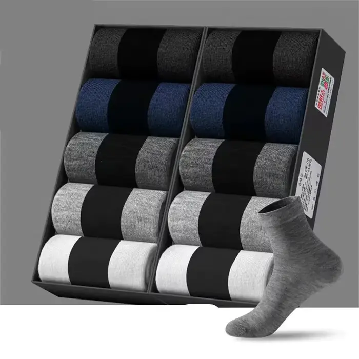 Chaussettes mi-longues en coton pour hommes