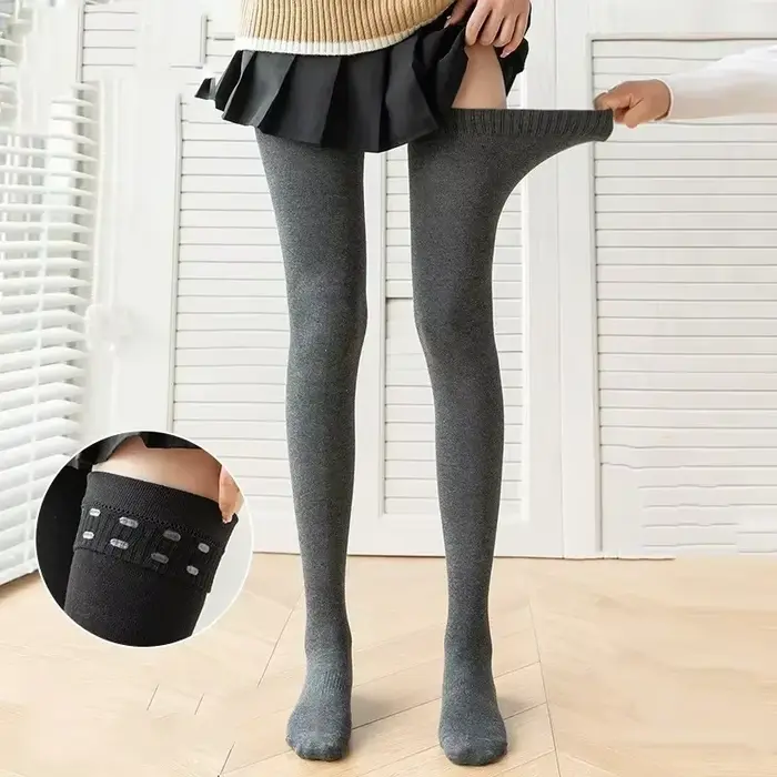 Chaussettes hautes étendues en Silicone pour femmes
