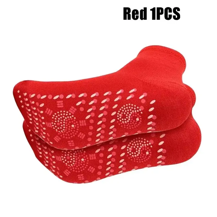 Tourmaline-Chaussettes auto-chauffantes, chaussettes de soins de santé thermiques, chaussettes court