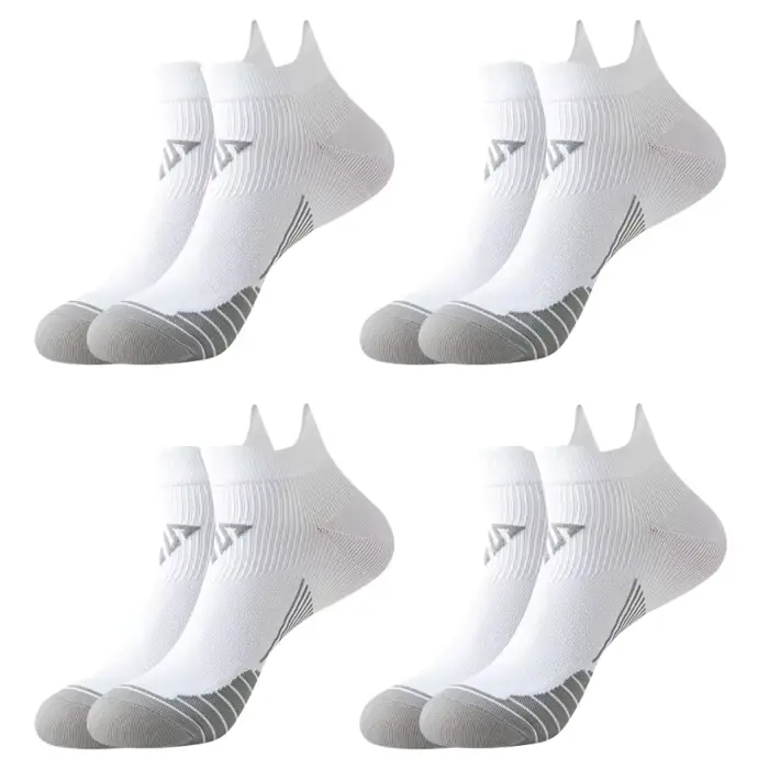 4 paires/lot femme hommes chaussettes Compression respirant basket-ball sport cyclisme course servie