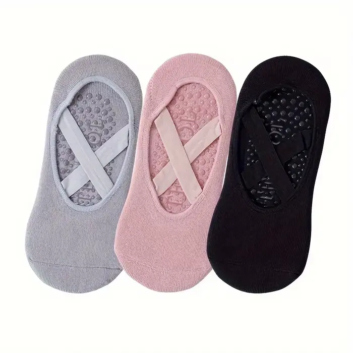 Chaussettes de yoga antidérapantes professionnelles pour femmes, 1/2/3/4/5 paires, pour fitness, exe