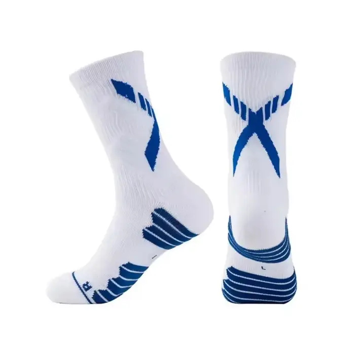 Chaussettes de sport de haute qualité pour hommes, mi-mollet, pour la course à pied, le basketball, 