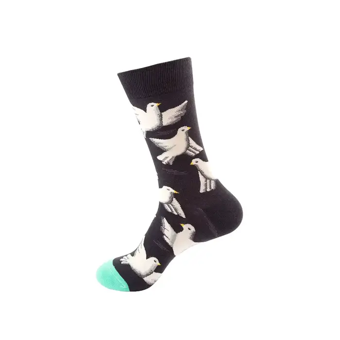 HAPPY SOCKS Taille 36-40 Personnalité des femmes adultes Quatre saisons Chaussettes épaisses mi-tube