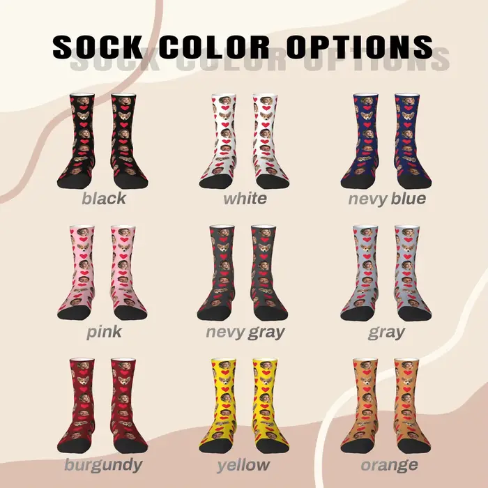Chaussettes personnalisées pour hommes et femmes