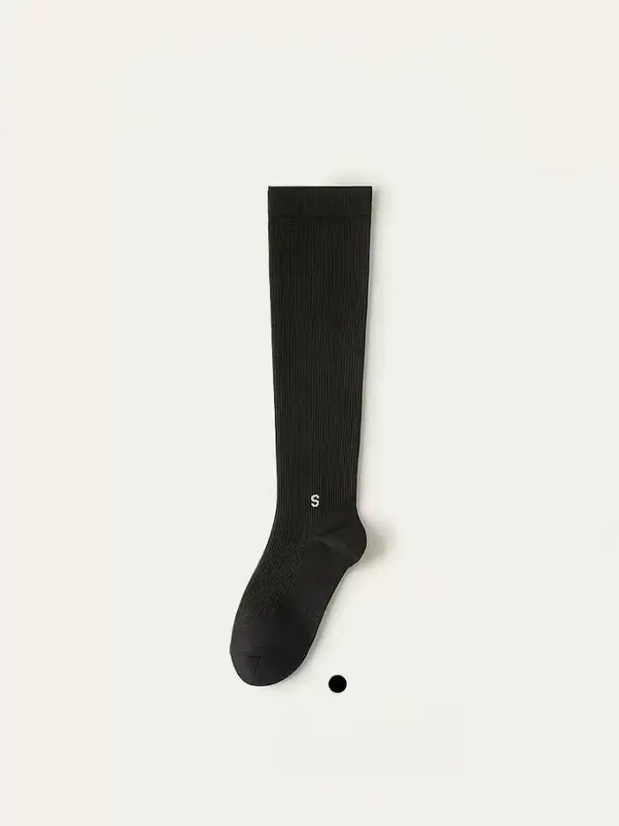 Chaussettes de compression pour mollets, pour course à pied, professionnelles, pour femmes, haute él