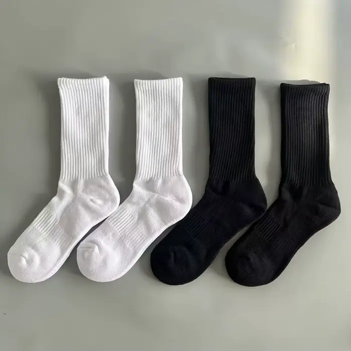 5 paires de chaussettes de sport pour hommes 100% coton