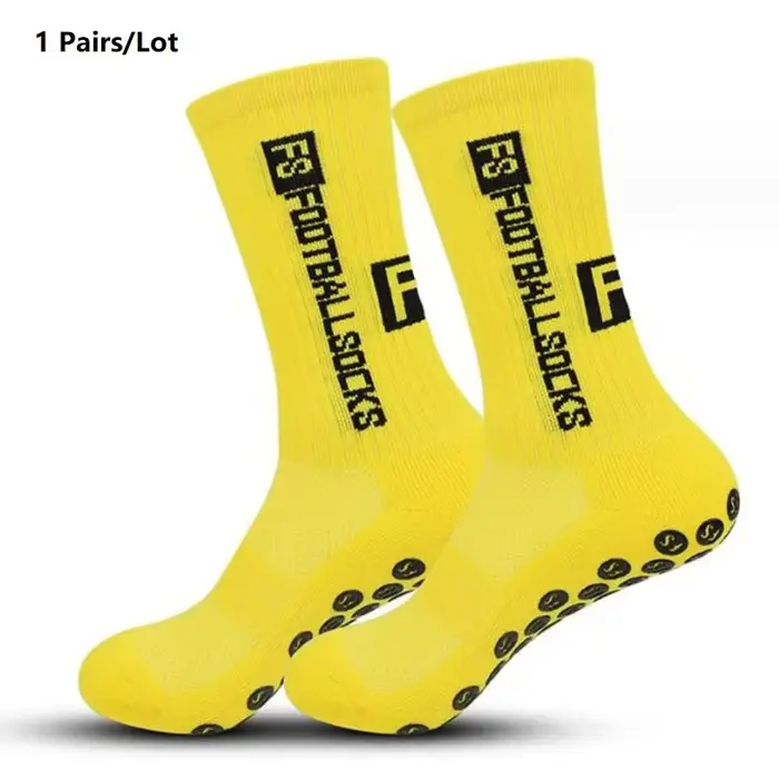 Chaussettes de Football antidérapantes professionnelles pour hommes et femmes, 1 paire, pour Footbal