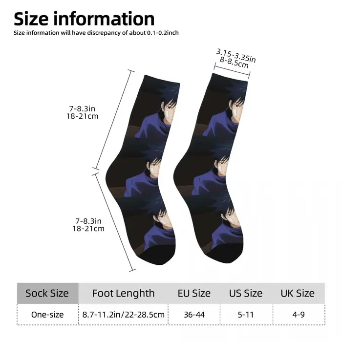 Megumi Besto Fri/h Chaussettes Anime pour Homme et Femme