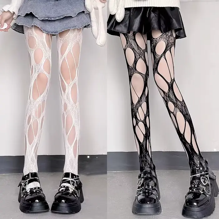 Collants ajourés Sexy pour femmes