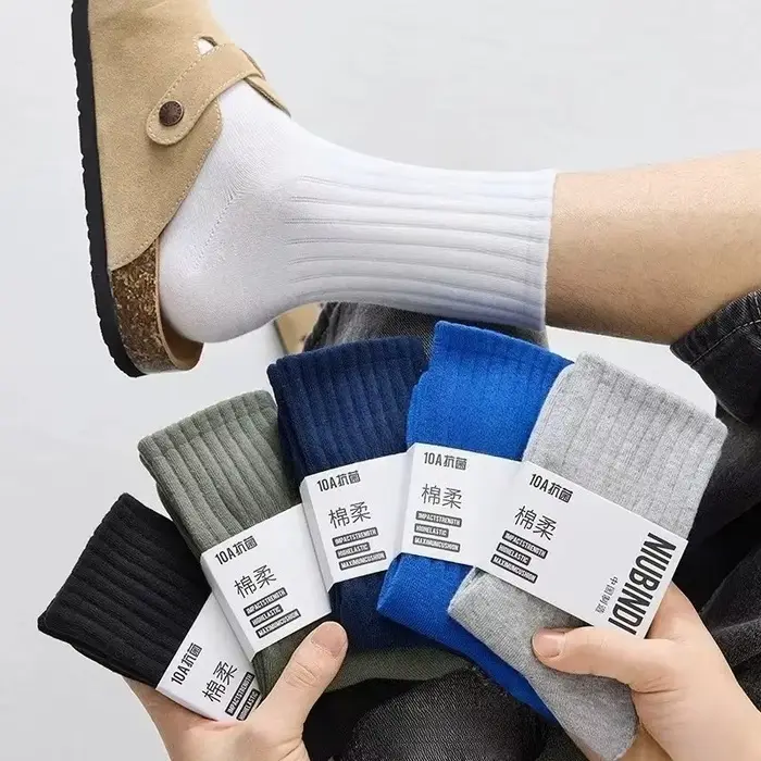 Chaussettes en pur coton anti-odeur