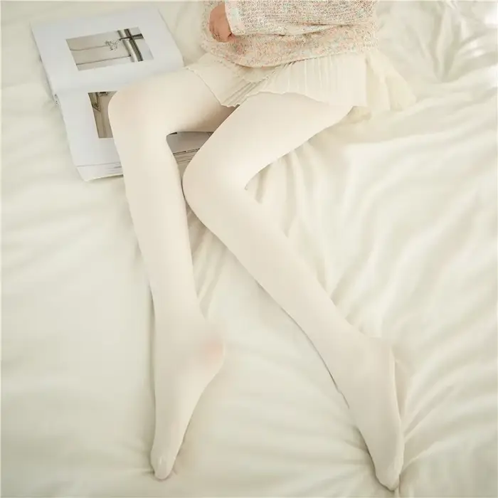 Collants Lolita blancs de Style japonais pour femmes