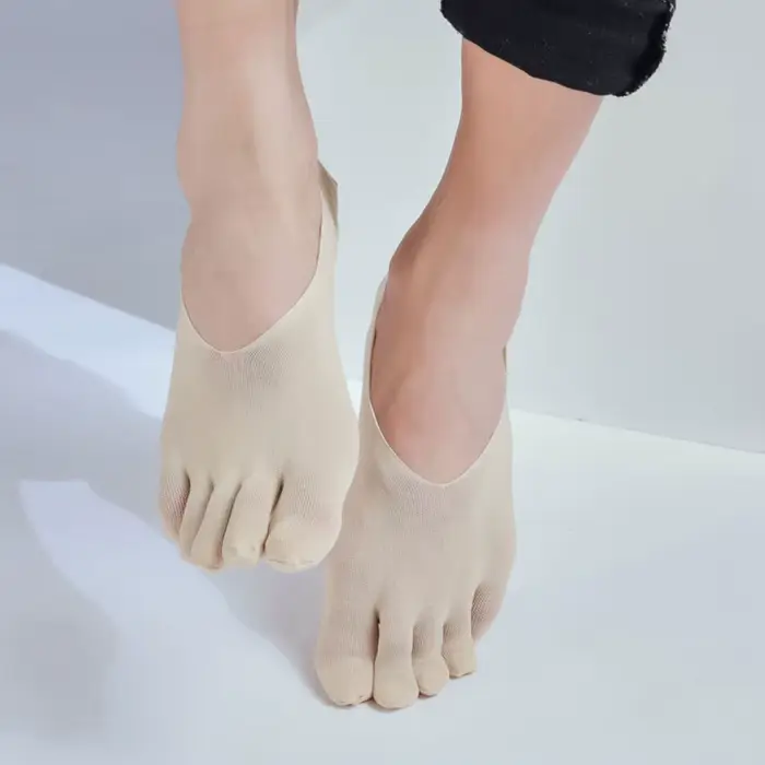 Chaussettes courtes transparentes simples pour hommes