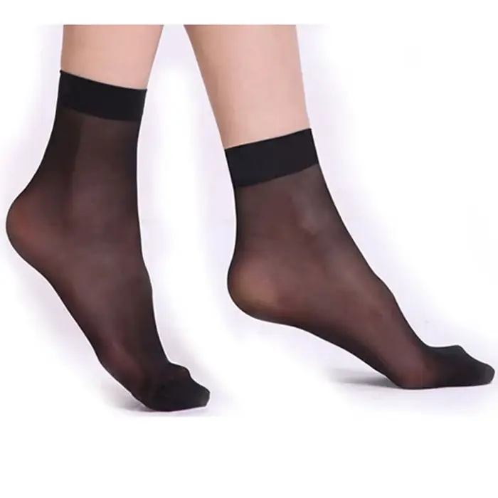 Injbeautiful-Chaussettes courtes élastiques ultra fines pour femmes et filles, chaussettes sexy et s