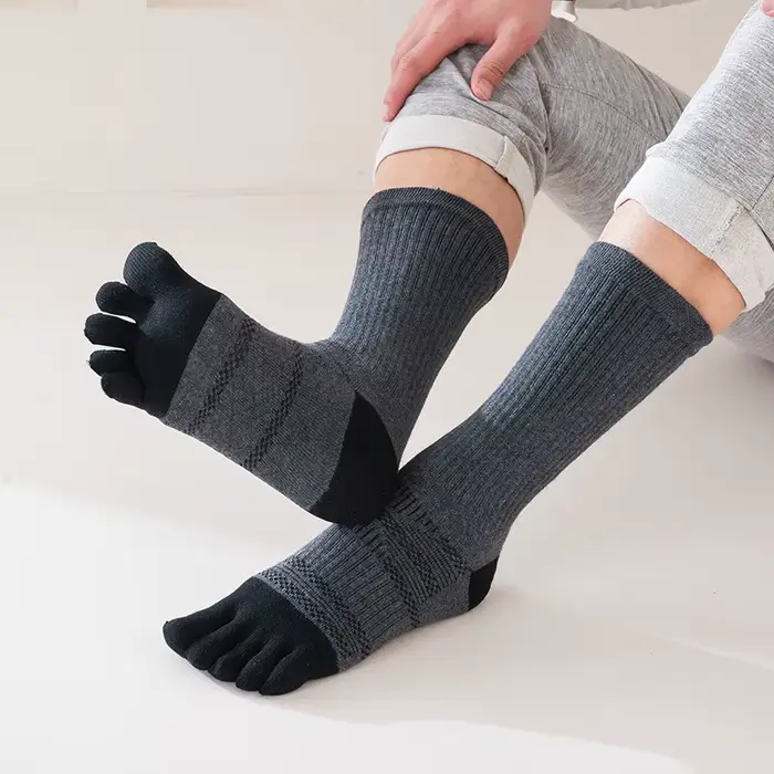 Chaussettes de sport à 5 doigts pour homme