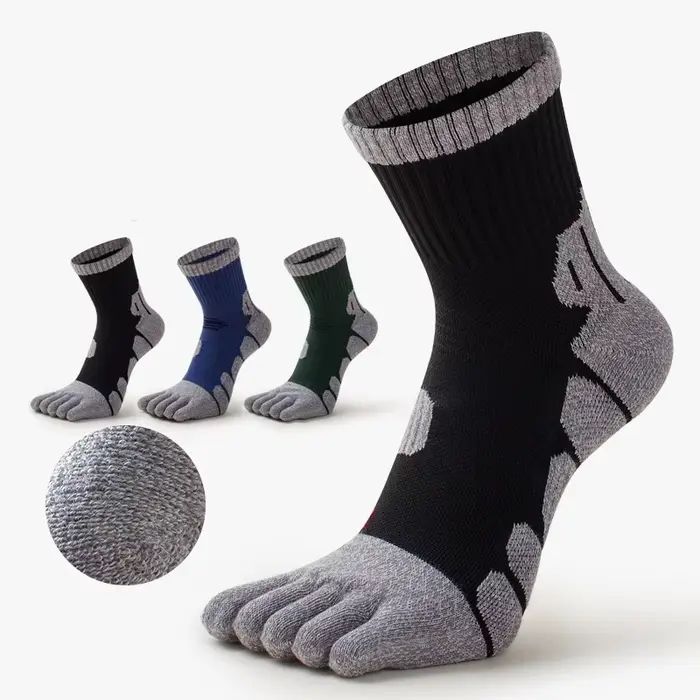 1 paire de chaussettes de Sport à orteils pour hommes