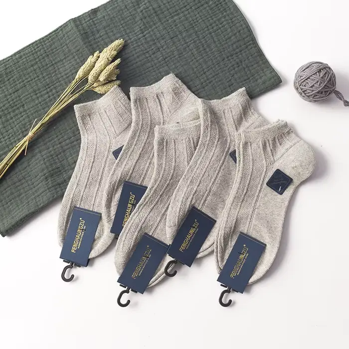 Chaussettes en coton à coupe basse pour femmes et filles