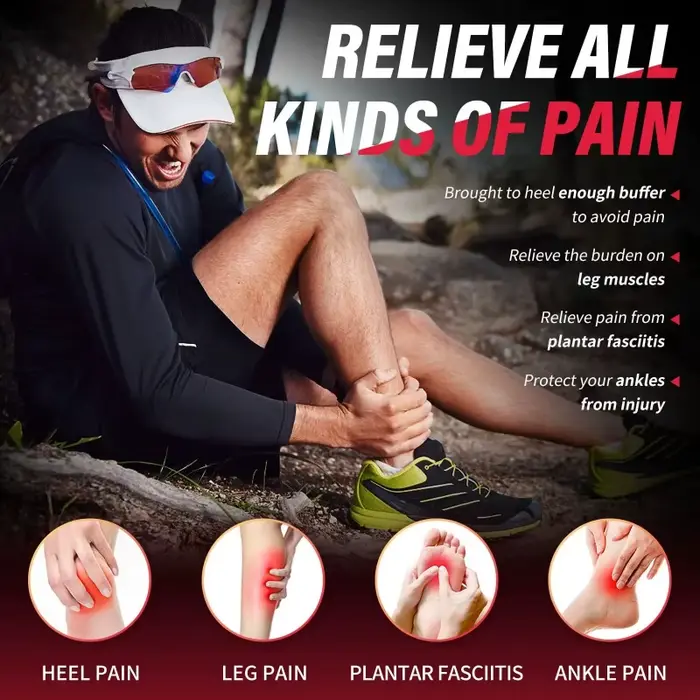 1 Paire de Semelles Orthopédiques Sportives Premium en Gel TPU