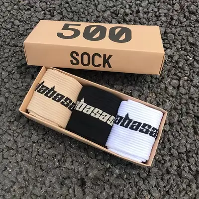 Chaussettes Hommes D'équipage de La Rue de Sexe Masculin Kanye West Hip Hop Match de Basket-Ball Cha