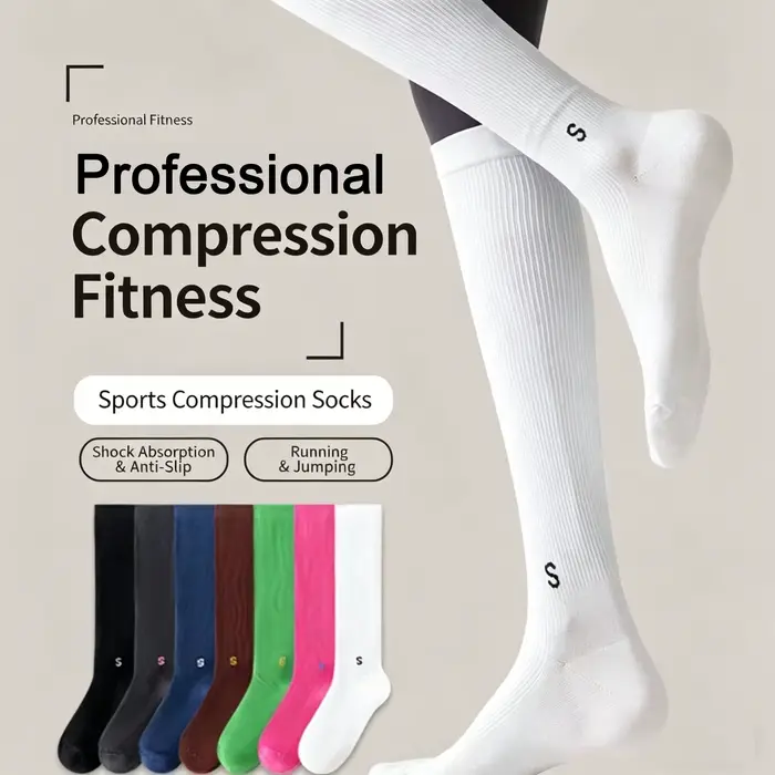 Chaussettes de compression sportives professionnelles pour femmes