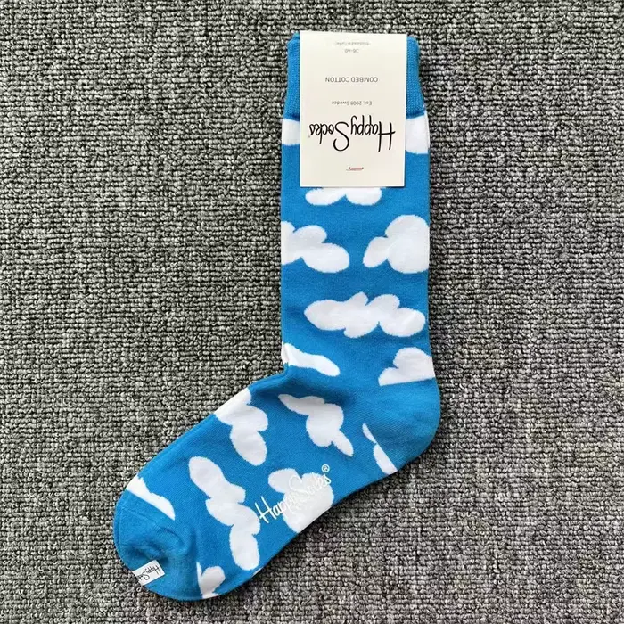 Taille 36-40 personnalité des femmes adultes quatre saisons épais mi-tube chaussettes couleur artist