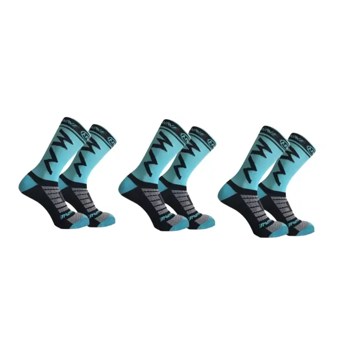 3 paires de chaussettes de sport respirantes de haute qualité, adaptées à la course, au cyclisme en 