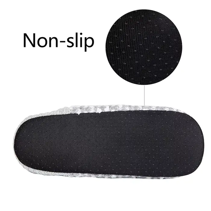 Femmes pantoufle chaussette hiver plus chaud épaissir doux flou confortable chaussures antidérapantes mode femme maison chambre intérieur sol mâle chaussettes courtes