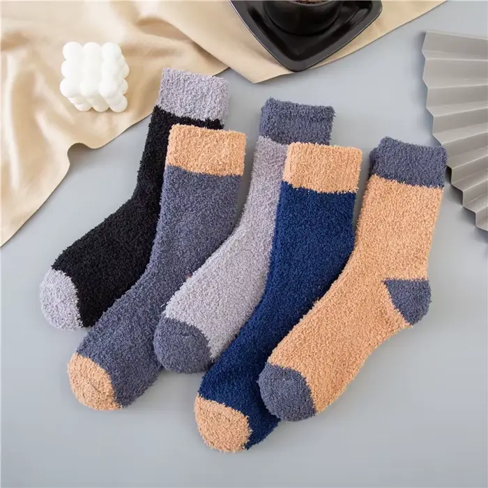 Chaussettes pour hommes simples japonais Harajuku rétro drôle tendance mi Tube
