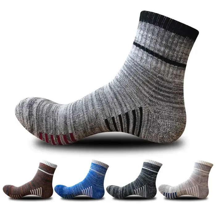 Chaussettes de compression en laine mérinos pour hommes