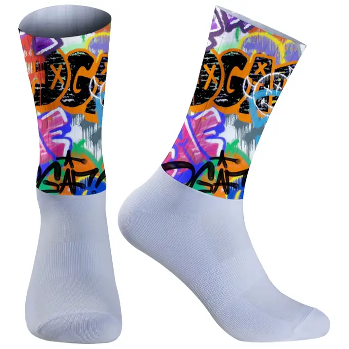 Chaussettes de cyclisme respirantes pour hommes et femmes