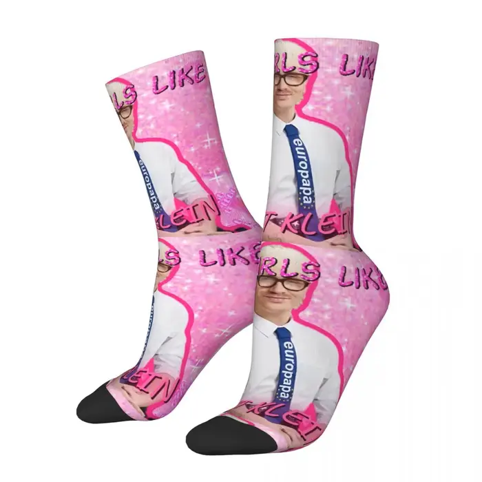 Chaussettes antidérapantes pour hommes, chaussettes d'écoute avec coeurs Joost Klein, bas de loisirs
