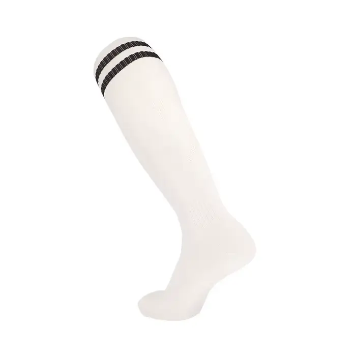 Chaussettes de football pour enfants, Tube rayé, hauteur des genoux, sport, course à pied, plein air