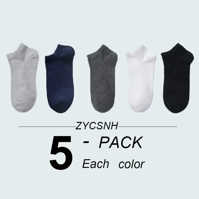 Chaussettes de sport unisexes en coton respirant pour hommes, chaussettes courtes pour hommes, docum