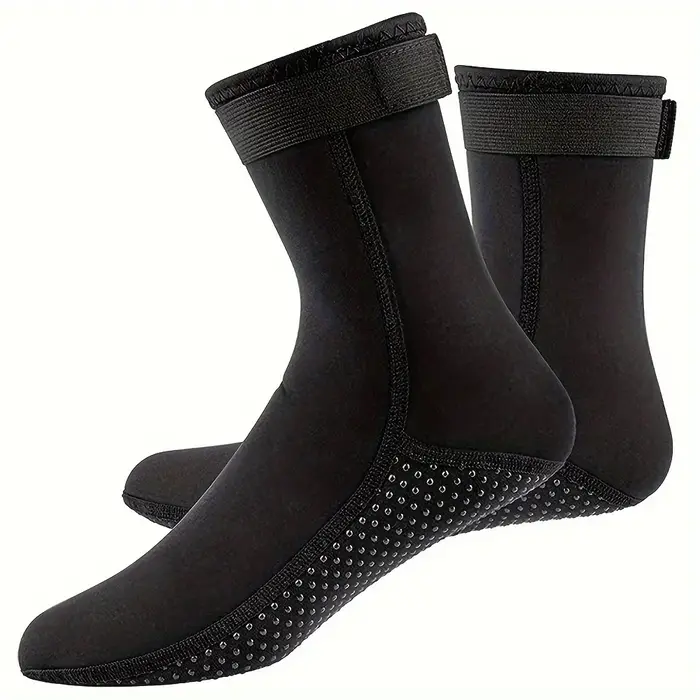 Chaussettes en néoprène 3mm, chaussures de combinaison antidérapantes, palmes de natation, bottes de