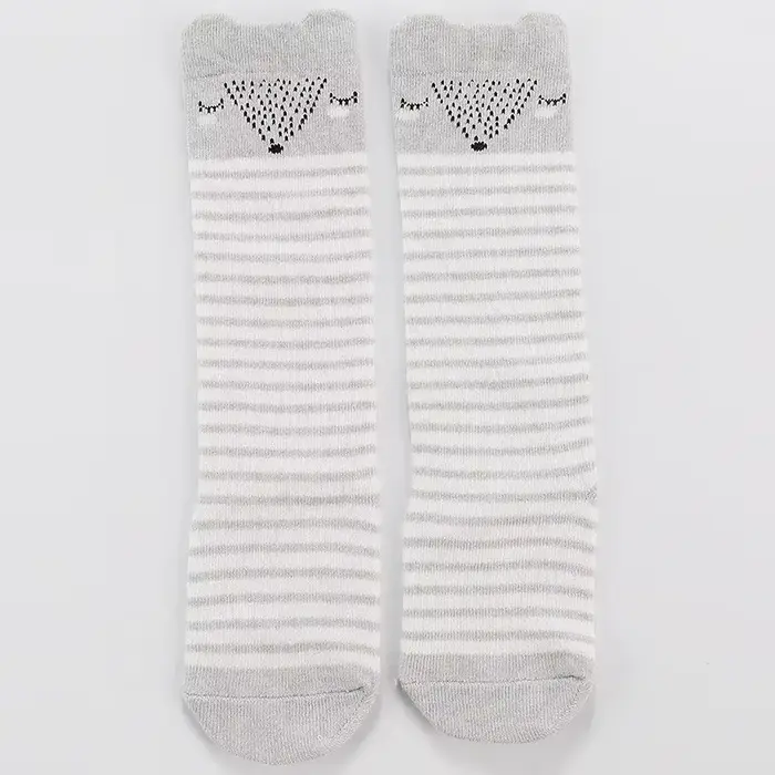 Chaussettes unisexes en coton doux pour enfants, jolies chaussettes de dessin animé pour bébé, chaus