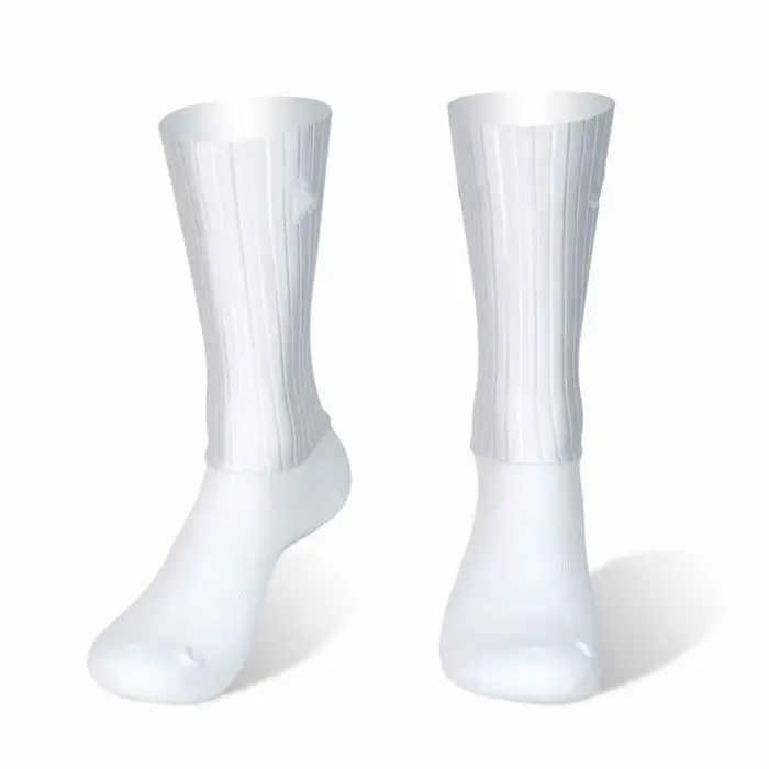 Chaussettes aérodynamiques d'été en Silicone antidérapantes, chaussettes de cyclisme pour hommes, vé