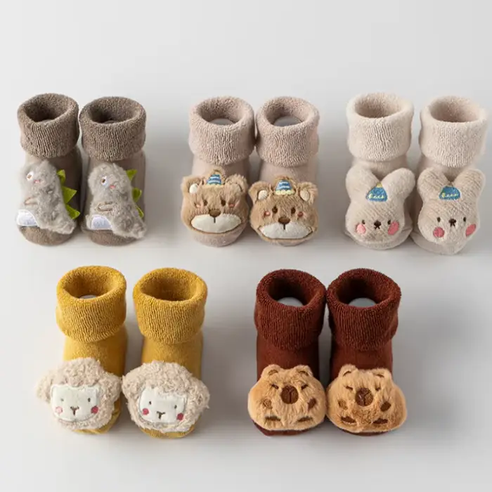 Chaussettes de sol pour bébés garçons et filles