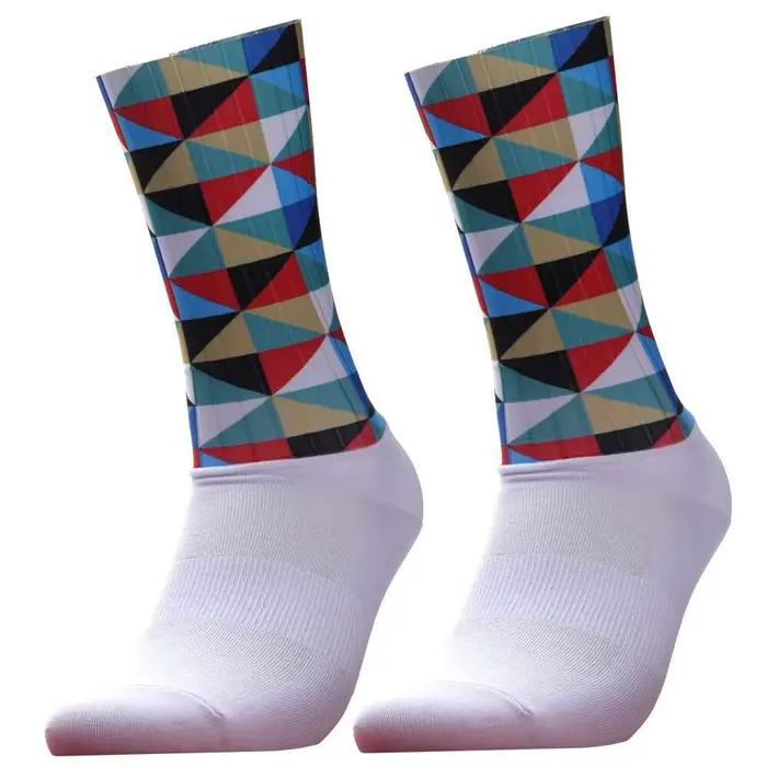Aero – chaussettes de cyclisme antidérapantes sans couture, pour équipe de vélo, pour vélo de route,