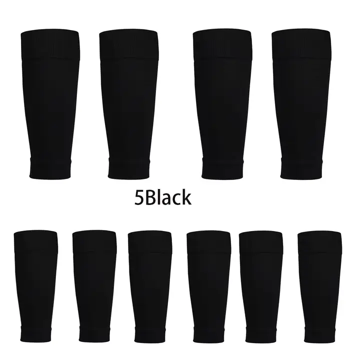 5 paires de chaussettes de sport pour hommes, basket-ball, Football, protège-tibia pour adultes, com