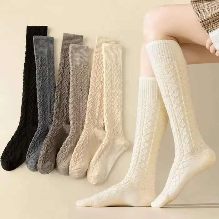 1/3/6 paires de chaussettes à la mode pour femmes