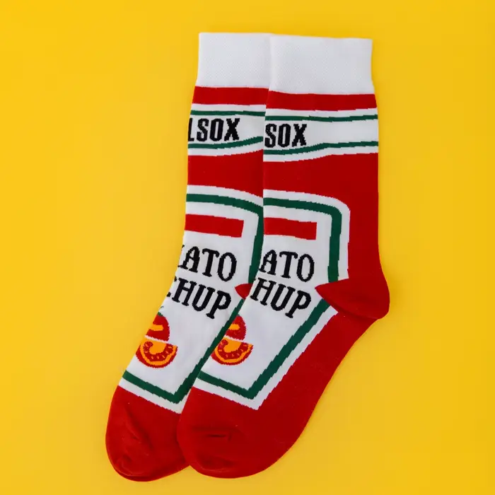 1 paire de chaussettes tomates créatives et élégantes, confortables et uniques, design unisexe toute
